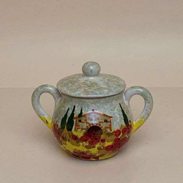 PA219 11 - Sugarpot with 2 handles